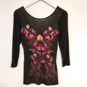 Guess Floral Print Top